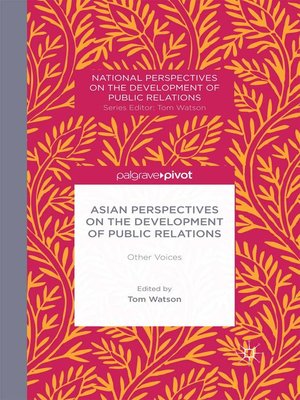 cover image of Asian Perspectives on the Development of Public Relations